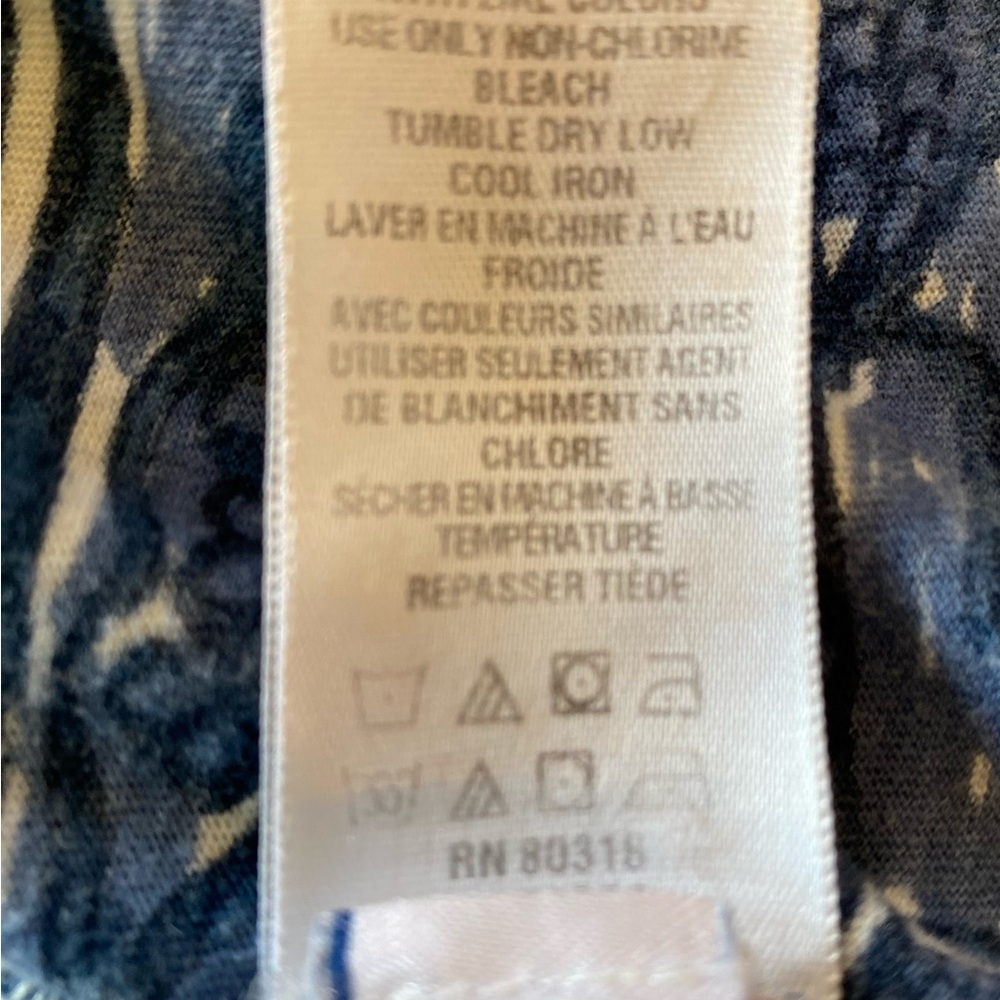 Lucky Brand Navy and Cream Floral Dress - Picture 7 of 7